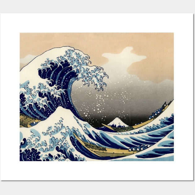 Hokusai Great Wave of Kanagawa Japanese Art Artist Wall Art by CONCEPTDVS